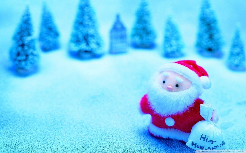 Słodki Mikołaj..., świąteczny ślicznotko Tapeta HD