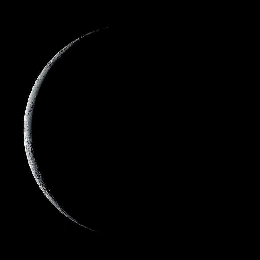 27 Moon Thin Waning Crescent 140823 @ あまり悪くない 天体、下弦の月 HD電話の壁紙