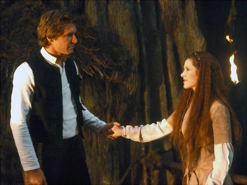 Leia et Han Solo, robe princesse leia Fond d'écran HD