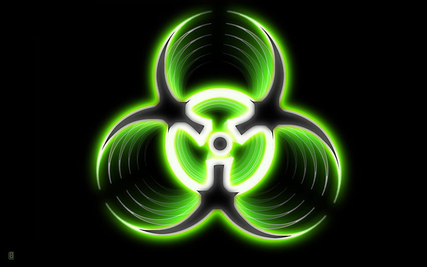 4 Toxic Symbol, toxic logo HD wallpaper