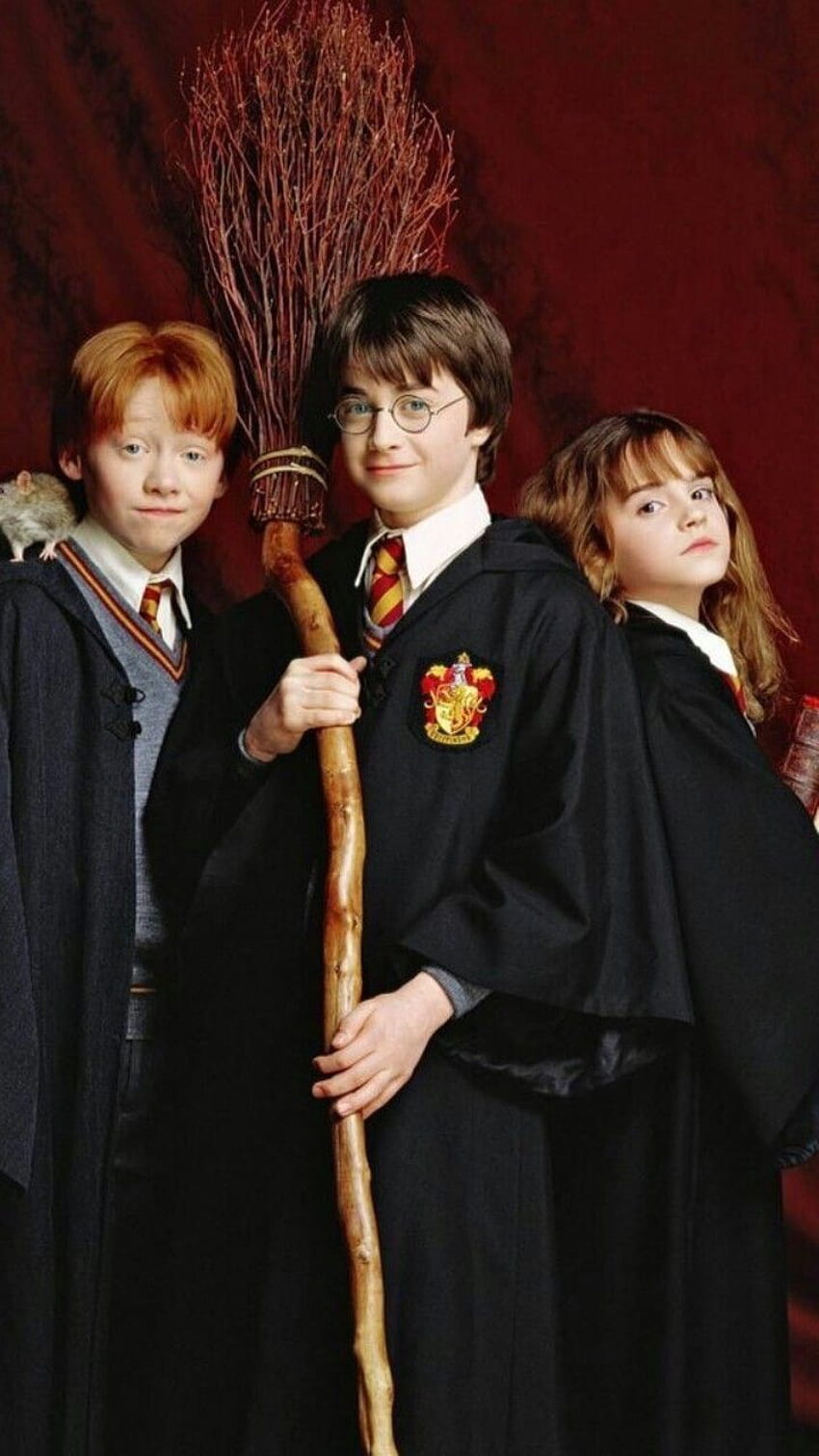 Harry Potter goldenes Trio HD-Handy-Hintergrundbild