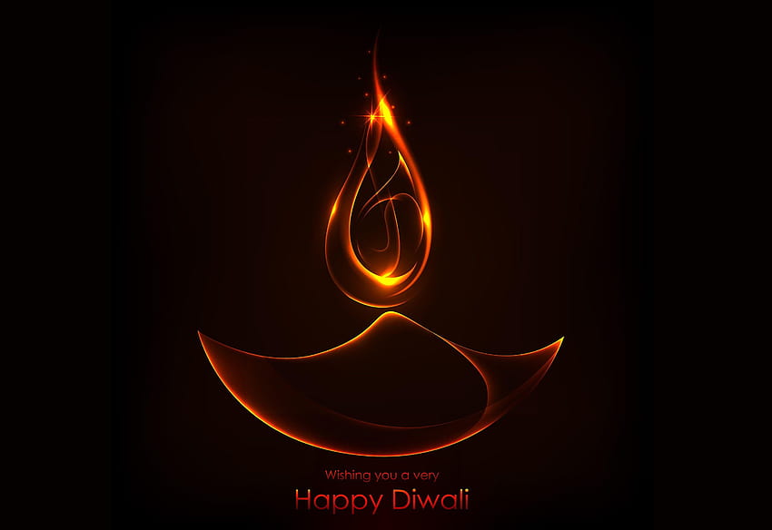 Happy Diwali Deepavali Wishes Latest Cute Sfondo HD