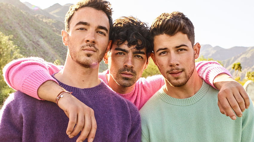 Os Jonas Brothers em sua reunião e álbum 'Happiness Begins, Jonas Brothers um pouco mais papel de parede HD
