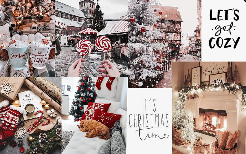 100+ Best Christmas background aesthetic laptop Wallpapers for free ...
