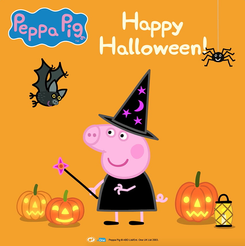 Mutlu Cadılar Bayramı! Siz ve küçük domuzcuklarınız bu yıl Cadılar Bayramı'nda ne yapıyorsunuz?, peppa pig cadılar bayramı HD telefon duvar kağıdı