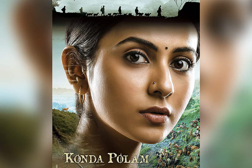 Rakul Preet enthüllt den ersten Blick auf ihre Figur in Konda Polam von Regisseur Krish HD-Hintergrundbild