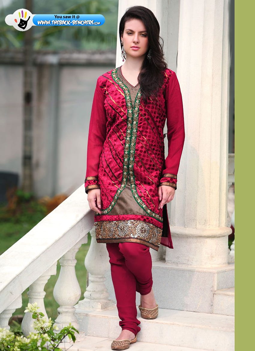 Punjabi girl in hot sale suit salwar