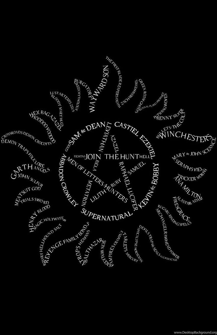 Supernatural Symbols On Pinterest Backgrounds, supernatural logo HD phone wallpaper