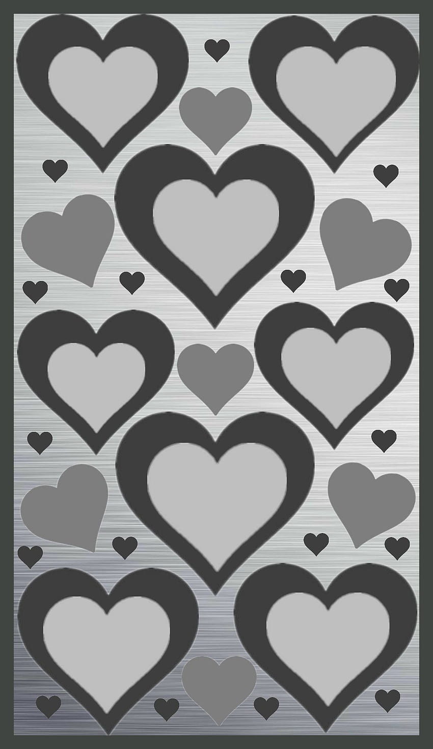 Te♥amo!, grey heart HD phone wallpaper