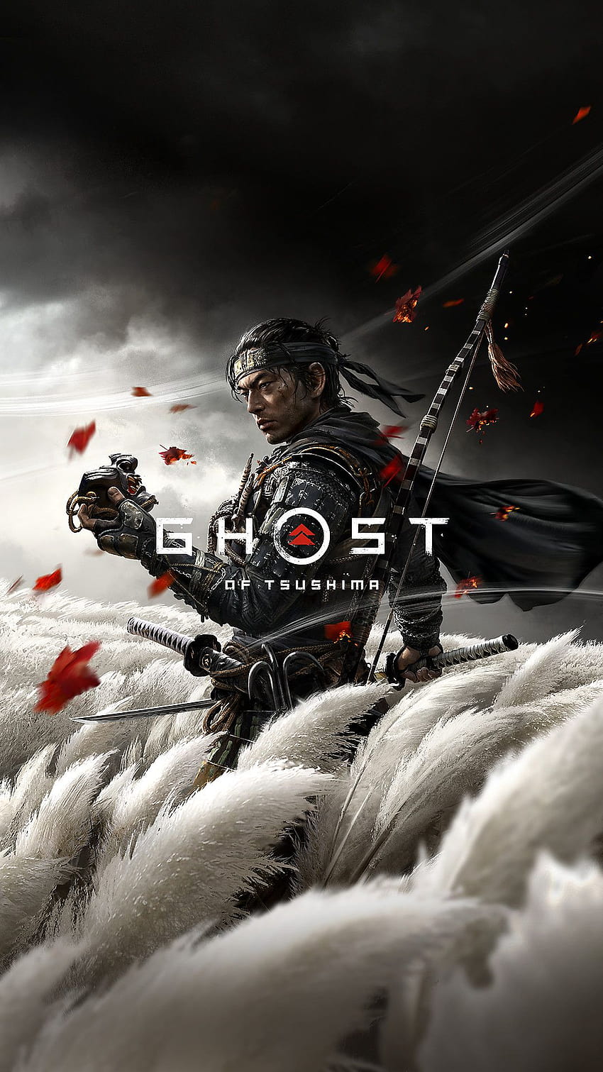 เกม Ghost of Tsushima จินซาไก วอลล์เปเปอร์โทรศัพท์ HD