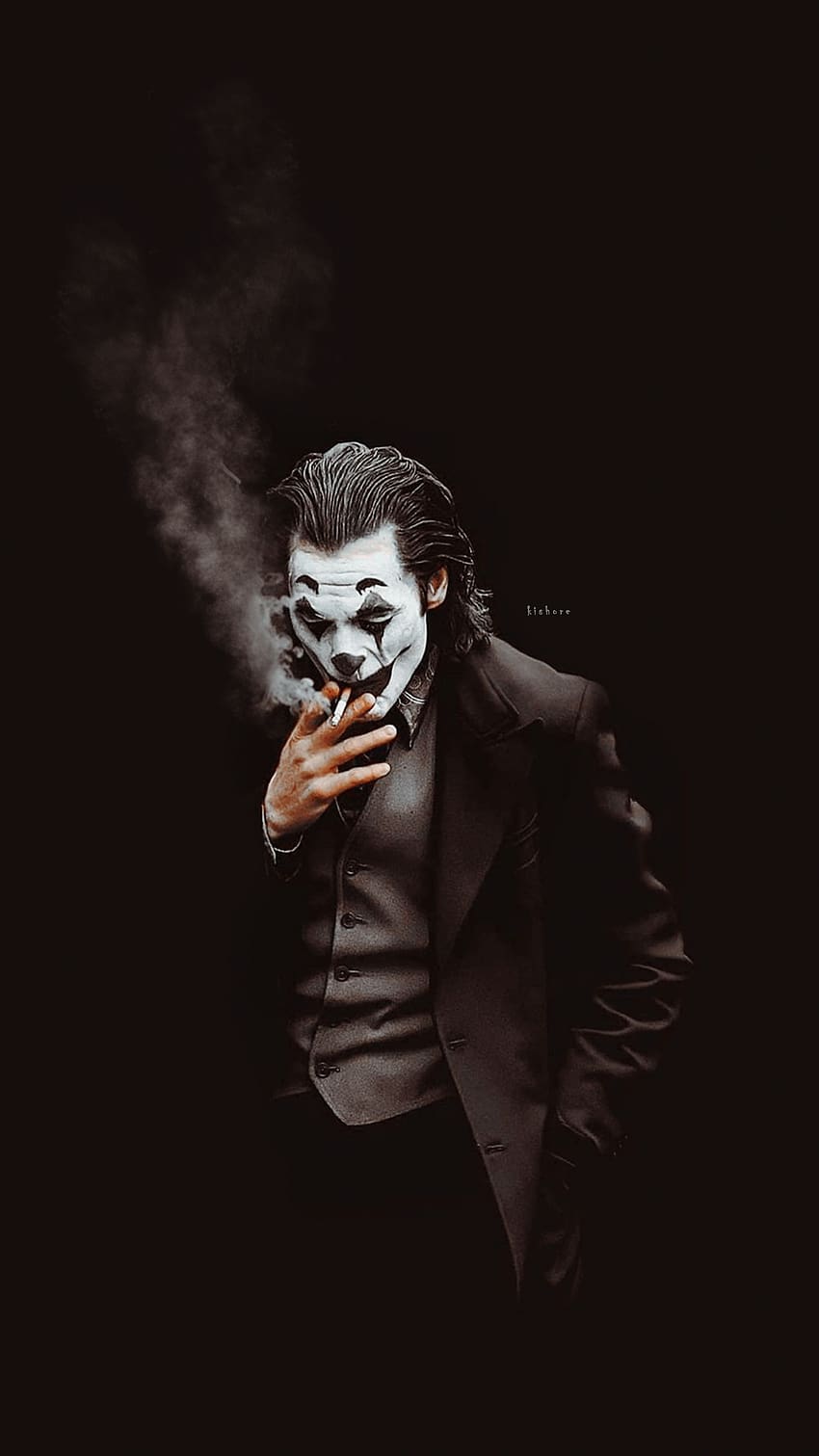 coringa fumando Papel de parede de celular HD