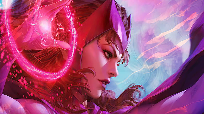 Scarlet Witch Ultra HD wallpaper