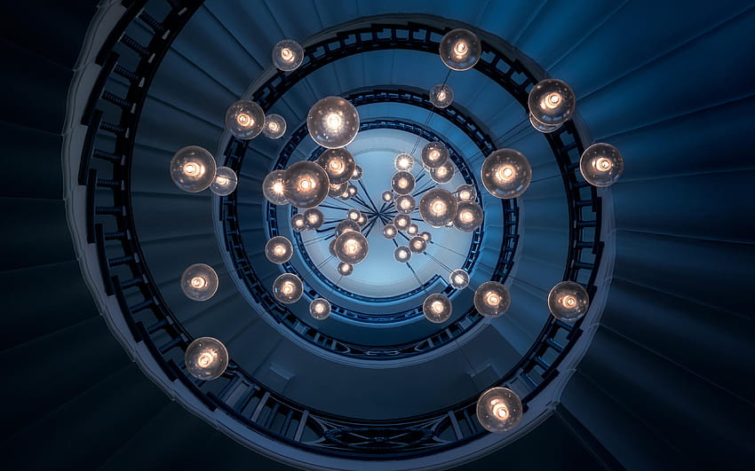 Spiral Staircase HD wallpaper