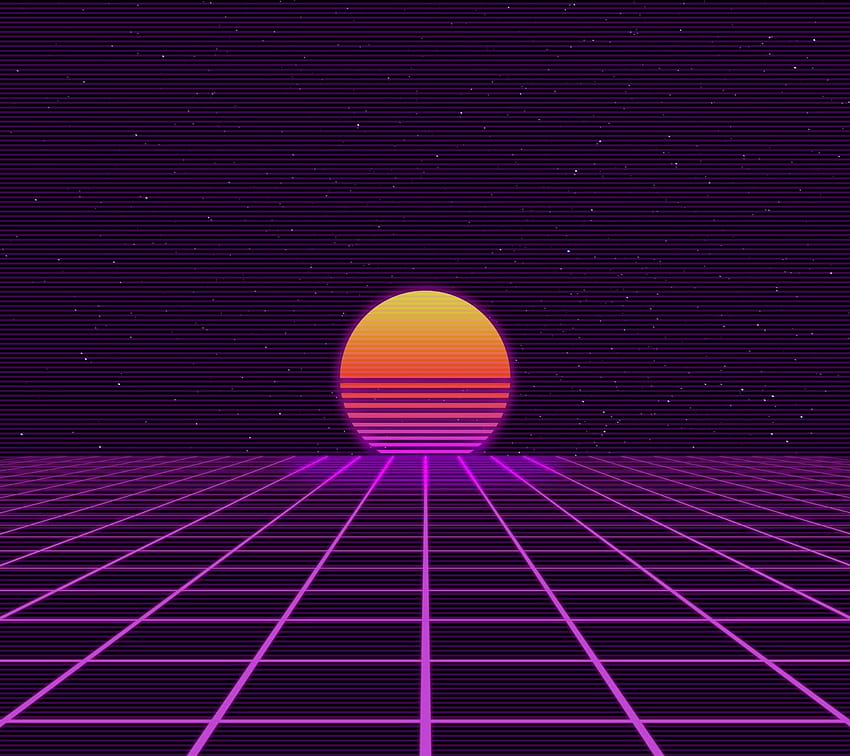 Retro Sunset by martihag, outrun sunset HD wallpaper