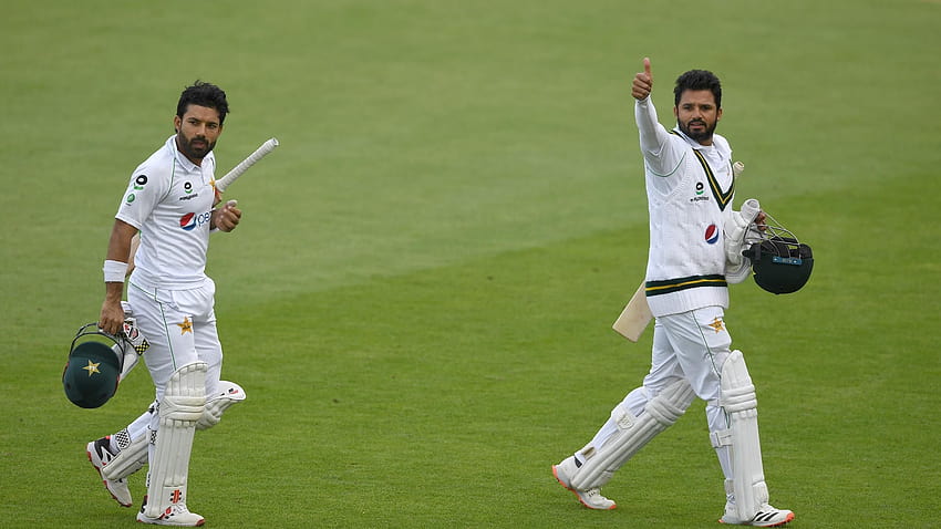 Pakistan captain Azhar Ali hits defiant fifty to keep England at bay, mohammad rizwan HD wallpaper