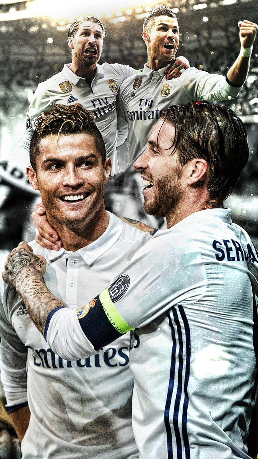 K.EGFX auf Twitter:, Cristiano Ronaldo und Sergio Ramos HD-Handy-Hintergrundbild