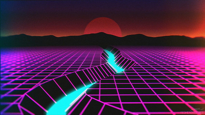 Retro Neon Arka Planlar Yeni Yeni Retro Wave Neon Synthwave HD duvar kağıdı