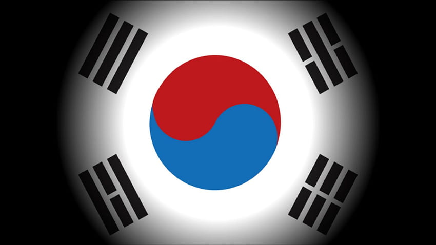 2991294 1920x1080 asian south korea flag korean black, korean flag HD wallpaper
