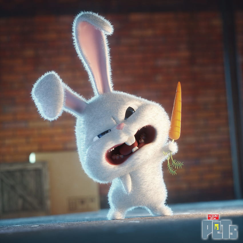 ArtStation, snowball rabbit HD phone wallpaper