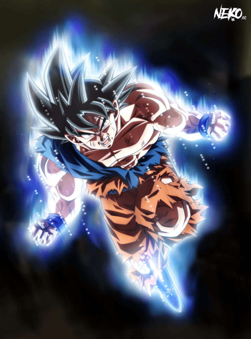 Ultra Instinct Goku wtf oleh NekoAR, goku ultra insting wallpaper ponsel HD