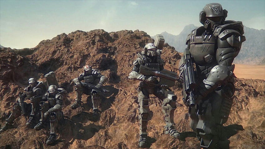 Starship Troopers Art Power Armor กองกำลังทหารราบเคลื่อนที่ วอลล์เปเปอร์ HD