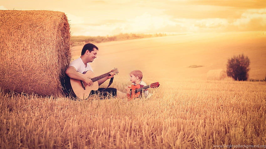 Father And Son And Backgrounds HD wallpaper
