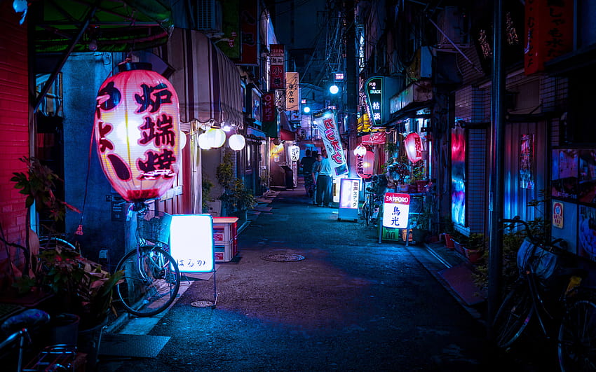Lighted Chinese Lantern , Alley, Street, Building, Sign, Asian • For ...
