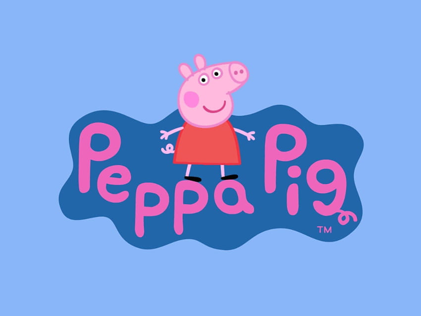peppa pig family HD wallpaper