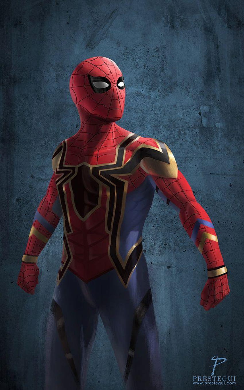 Fanart of Iron Spider, iron spider suit HD phone wallpaper | Pxfuel