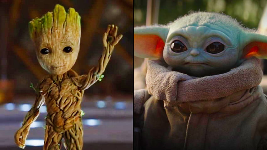 퀴즈: 당신은 Baby Yoda 또는 Baby Groot입니까?, 그루트 대 아기 요다 HD 월페이퍼
