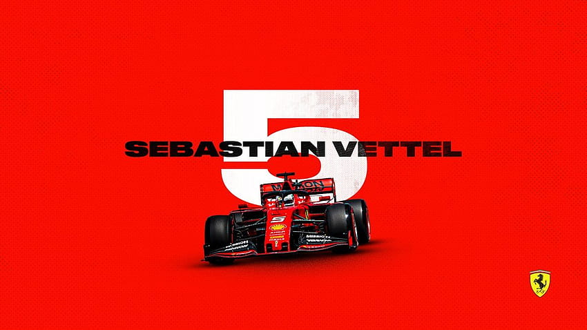 Scuderia Ferrari auf Twitter: Sebastian Vettel-Logo HD-Hintergrundbild