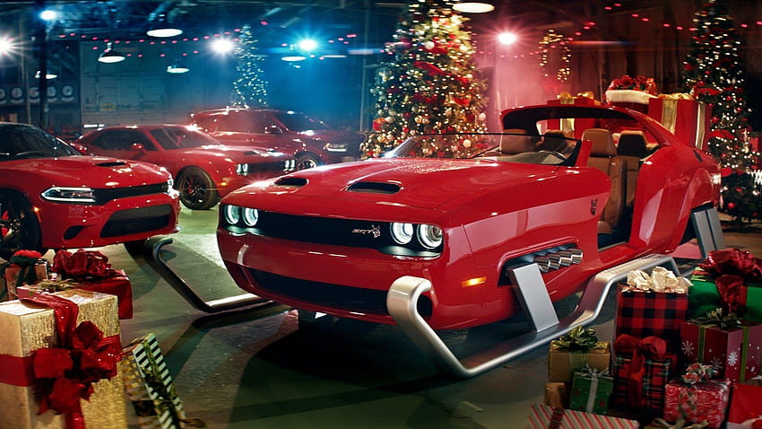 Noel Arabası, yılbaşı arabaları HD duvar kağıdı