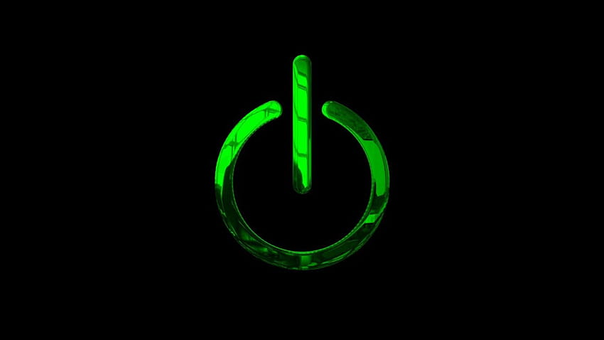 Symbol power button effects switch HD wallpaper