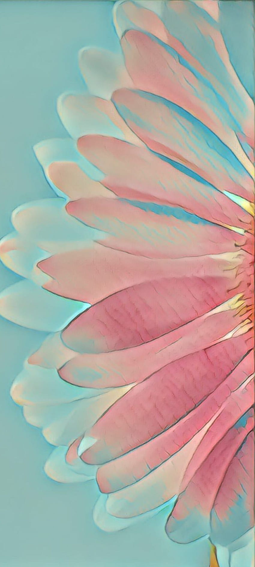 Alternativa genial para Samsung Galaxy S21 Ultra 5G con una flor de margarita de medio lado, samsung a12 fondo de pantalla del teléfono