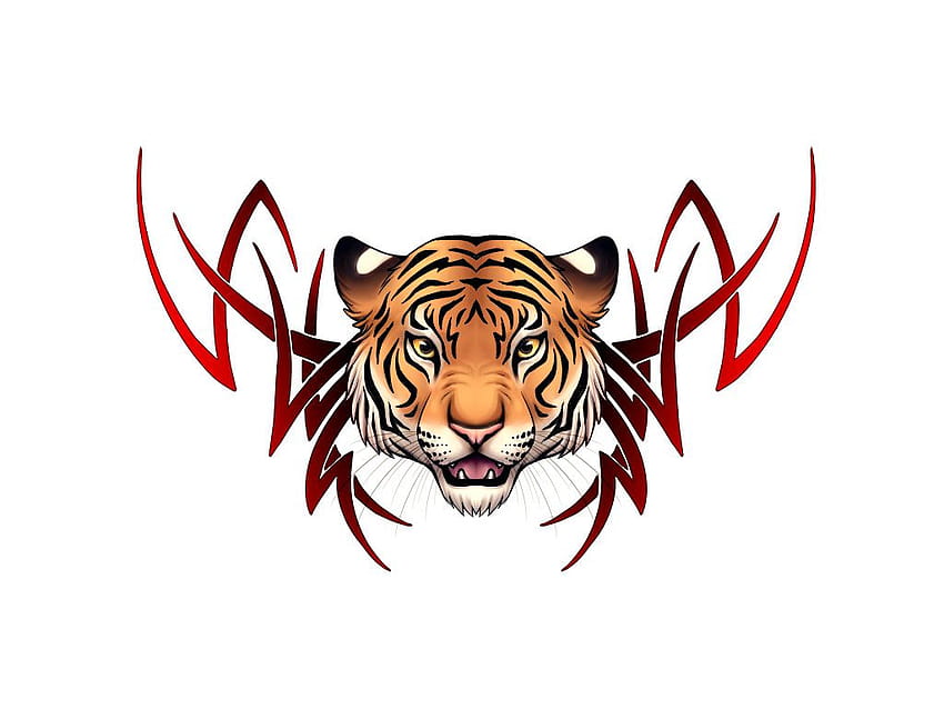 Japanese Tattoo Tiger Vector Art Icons and Graphics for Free Download