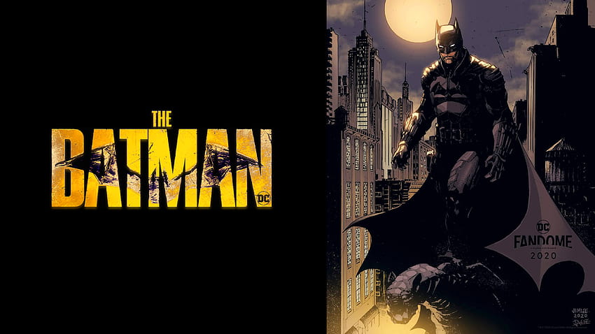 アートワーク]: ジム・リーのアート & THE BATMAN ロゴ、レトロなバットマン 高画質の壁紙