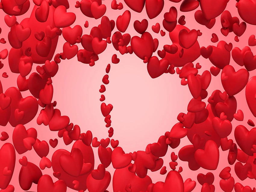 Valentines Day Hearts Lots Fly Love Ultra: 13, rosa día de san valentín escuchar fondo de pantalla