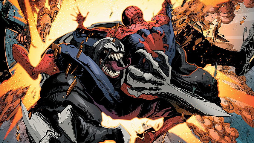 Venom vs. Spiderman Full and Backgrounds, venom vs spiderman HD wallpaper