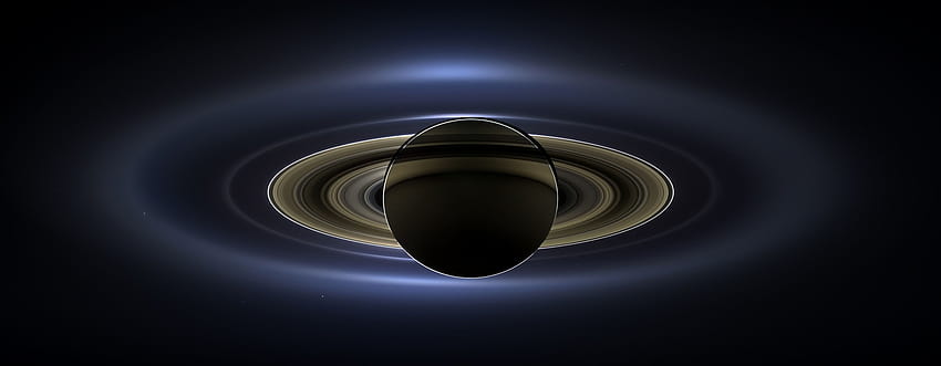 Probably the prettiest of Saturn ever taken by Cassini. Earth can be seen just underneatht the right side of the rings. : space, saturnus HD wallpaper