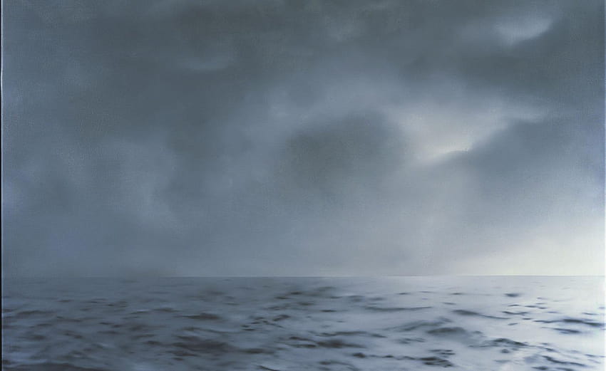 La mostra Seascapes di Gerhard Richter al Gugenheim di Bilbao Sfondo HD