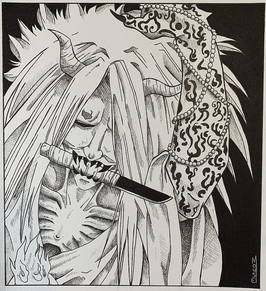 Doodle на Reaper Death Seal HD тапет за телефон