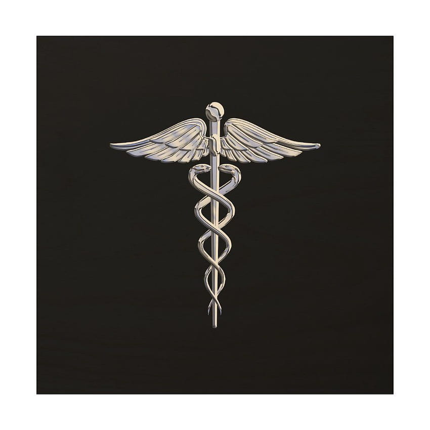 4K Golden Caduceus Medical Symbol - Stock Motion Graphics | Motion Array