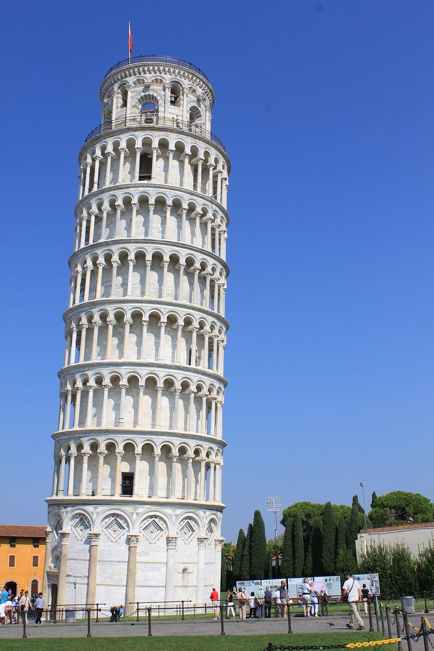Torre pendente di Pisa Italy World for Travel, gambar background menara pisa Sfondo del telefono HD