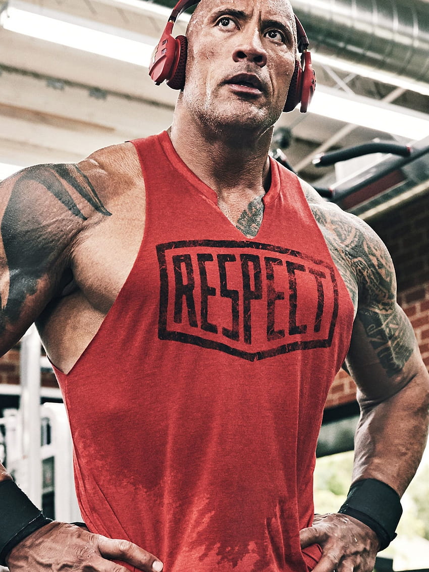 Dwayne Johnson Gym Workout 42529 [2160x3840] for your , Mobile & Tablet, the rock gym HD phone wallpaper