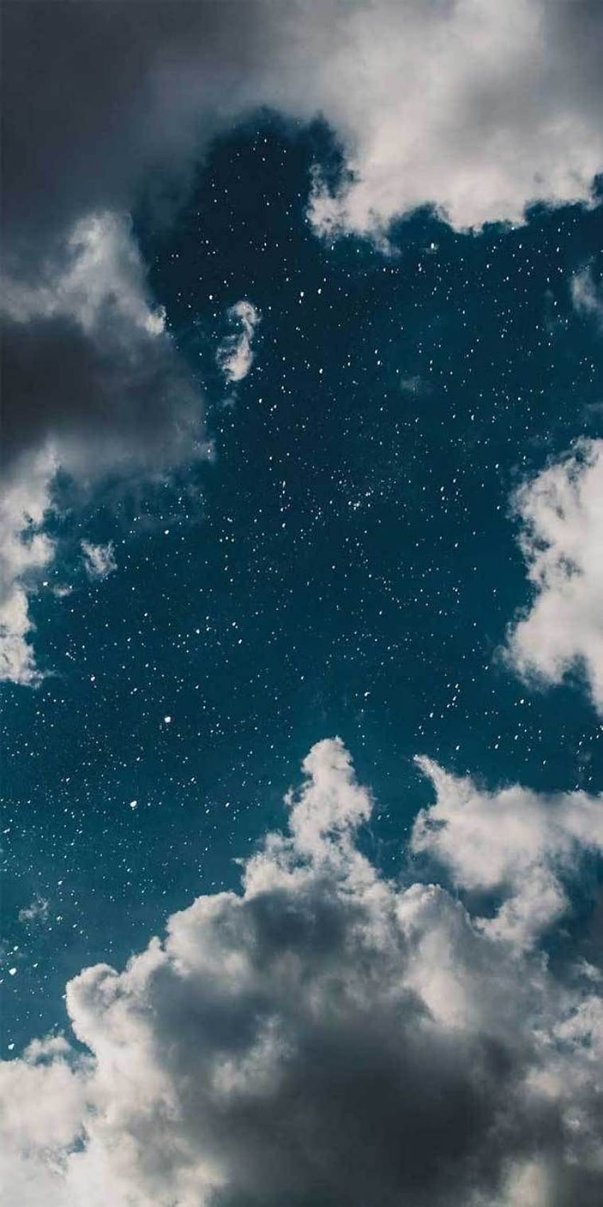 Dreamy Blue sky full of stars!, aesthetic sky full screen HD phone wallpaper