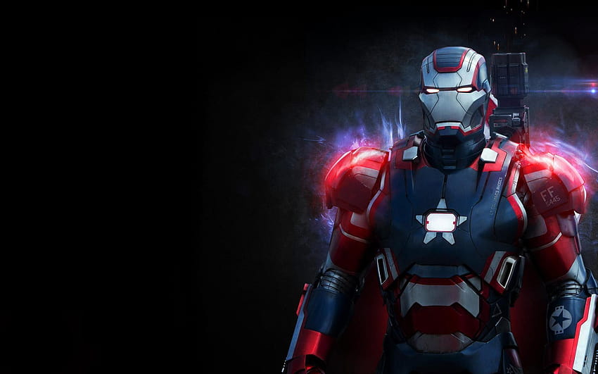 Iron Man War Machine Black suit superhero, superheroes in armor HD ...