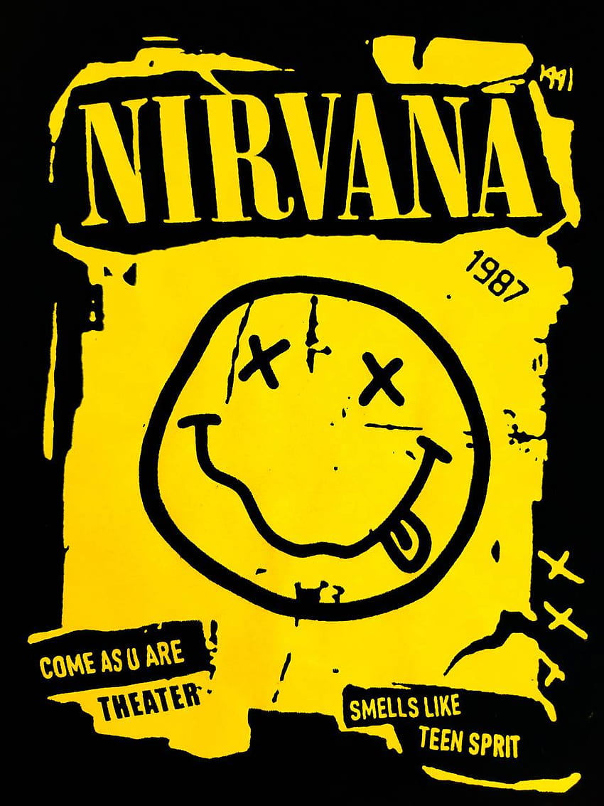 Nirvana-Band HD-Handy-Hintergrundbild