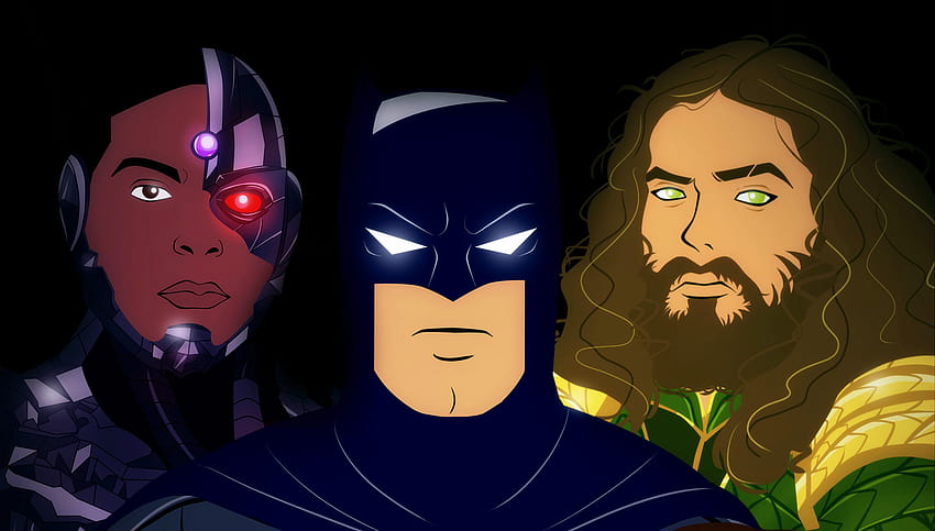 1366x768 Batman Aquaman Cyborg Çizimi 1366x768 Çözünürlük , Arka ...