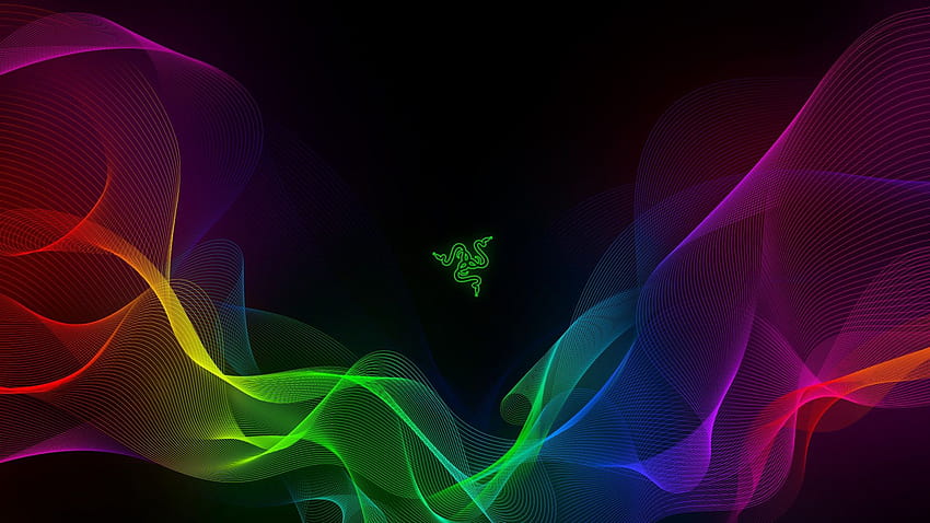 Waves , Razer, Colorful, Spectrum, Neon, Abstract HD wallpaper