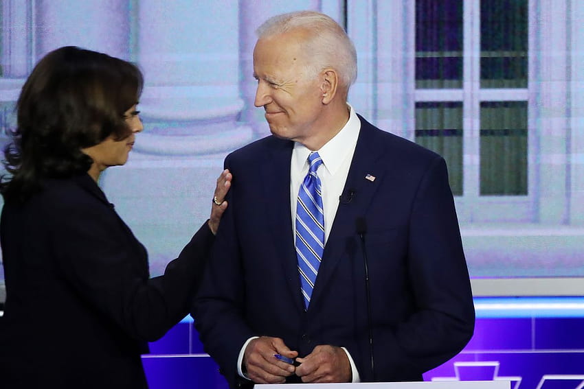 Democratic debate 2019: Kamala Harris showed Joe Biden's weaknesses, joe biden and kamala harris HD wallpaper